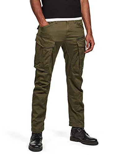 G-STAR RAW Herren Rovic Zip 3D Straight Tapered Pant - Wanderhosen mit normalem Bund und schmal zulaufendem Bein, ideal für aktive Outdoor-Abenteuer und vielseitigen Komfort.