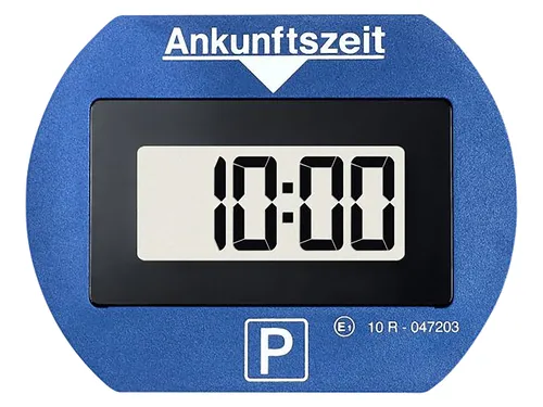 Needit Parkscheibe Park Lite 1411 - Vollautomatische Parkzeiteinstellung, StVO zugelassen mit Display und Nacht-Park-Funktion