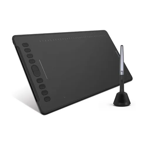 HUION Inspiroy H1161 Grafiktablett - Grafiktablett mit 8192 Druckempfindlichkeit, großer Arbeitsfläche von 10 x 6,25 Zoll und kabellosem Design. Ideal für digitales Zeichnen und Design, perfekt für kreative Profis.