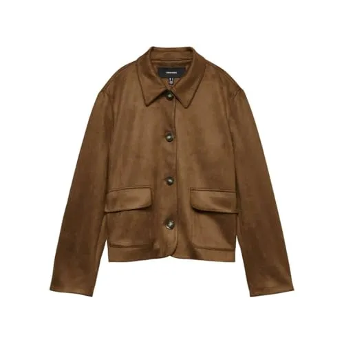 VERO MODA Vmjose Kelly Short Jacket Ga Noos – Modische Kurzjacke - Stylische Kurzjacke von Vero Moda für Erwachsene, mit Reverskragen und langem Arm, ideal für vielseitige Outfits und jeden Anlass.