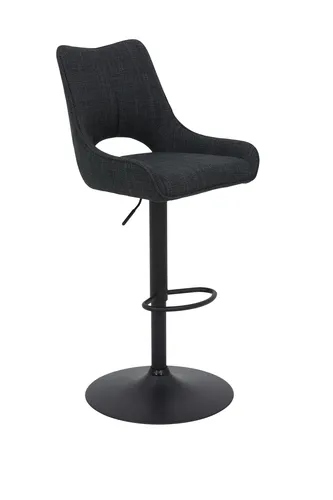 Hela Barhocker Rockport – Höhenverstellbar & 360° drehbar - Stylischer Barhocker Rockport in Anthrazit, 360° drehbar und höhenverstellbar. Ideal für gemütliche Abende, max. Belastbarkeit 120 kg. Perfekt für Bars oder Küchen!