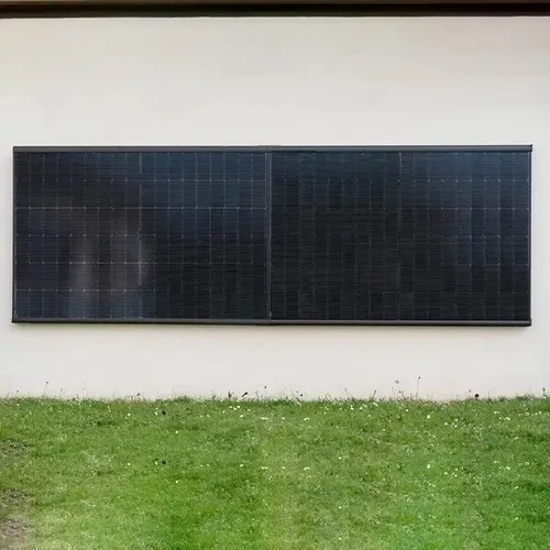WandPV Premium - Montagehalterung für 2 PV-Module - Sonstige Elektroinstallationsartikel, sichere und langlebige Montage durch schwimmende Lagerung, Made in Germany, ideal für festes Mauerwerk oder Holz.
