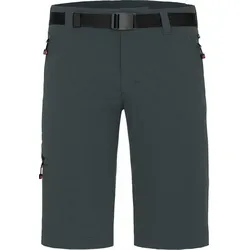 Bergson Outdoorhose REDWOOD BERMUDA Herren Wandershorts, vielseitig, pflegeleicht, Normalgrößen, dunkel g grau 48
