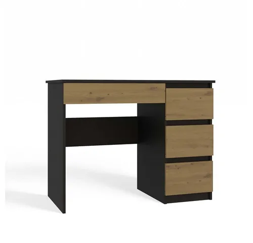 CDF Schreibtisch Mijas rechts - Anthrazit Artisan, 4 Schubladen - Hochwertiger Schreibtisch mit ergonomischer Höhenverstellung und großem Stauraum. Ideal für Büro, Arbeitszimmer oder Kinderzimmer – sicher und flexibel einsetzbar.