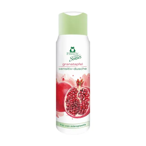 Frosch Granatapfel Sensitiv-Dusche Duschgel 300ml - Duschgel für normale Haut, vegan und mit erfrischendem Granatapfelduft – ideal für eine sanfte und pflegende Duschpflege.