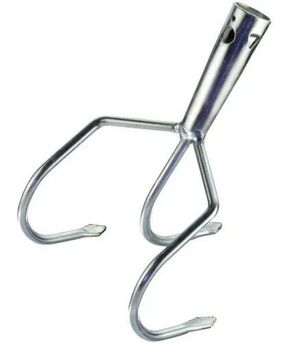 Connex Gartenhacke Kultivator 120mm 3 Zinken verzinkt ohne Stiel, 12 cm Arbeitsbreite, verzinkt
