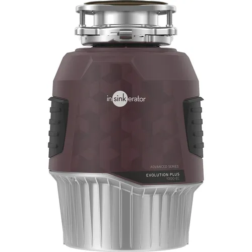 INSINKERATOR Evolution Plus 1000 EC Küchenabfall-Entsorger mit Luftschalter - Leistungsstarker Abfall-Entsorger für die Küche, mit 1 PS Leistung und 980 ml Fassungsvermögen. Ideal für effiziente Abfallentsorgung, passend für 3,5"-Ablaufventile.
