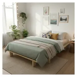 TUGA-Holztech Massivholzbett 'Komorebi' 180x200 cm - Massivholzbett aus Fichte oder Zirbe, naturbelassen und schnell aufzubauen. Ideal für einen erholsamen Schlaf und individuelles Design. Lieferung ohne Deko.