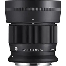 SIGMA Contemporary 56 mm f/1.4 - Telezoom-Objektiv für Canon R-Mount - Teleobjektiv mit geringer Schärfentiefe und wunderschönem Bokeh, ideal für kreative Fotografie mit spiegellosen APS-C-Kameras. Hochgeschwindigkeits-AF für präzise Aufnahmen.