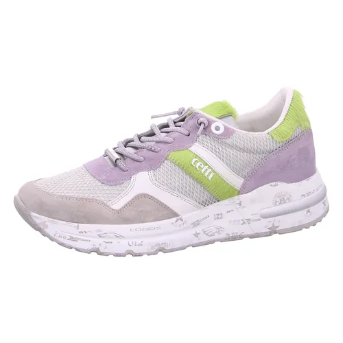 Cetti Damen Sneaker in Mehrfarbig, Größe 38 - Sneaker mit modernem Design, atmungsaktivem Mesh-Obermaterial und anpassbarem Schnürverschluss – ideal für stilbewusste Frauen.