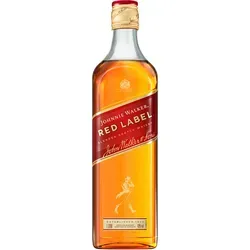 Johnnie Walker Red Label Whisky 40% Vol. 1l - Whisky, voller Geschmack mit einer perfekten Balance aus Rauch und Süße, ideal für Cocktails oder pur
