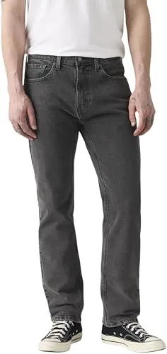 Levi's Herren 505 Regular Fit Jeans - Fly On The Wall, 34W / 32L - Jeans mit geradem Bein und bequemer Passform, gewebt mit Stretch für ganztägigen Komfort und Bewegungsfreiheit. Perfekte Balance aus Flexibilität und Struktur, ideal für jeden Anlass.