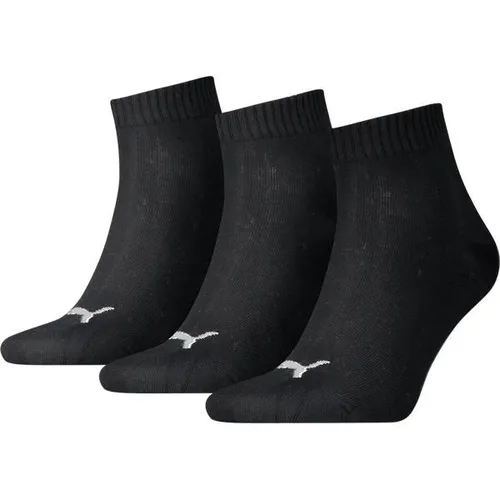 PUMA Plain Quarter-Socken 3er-Pack