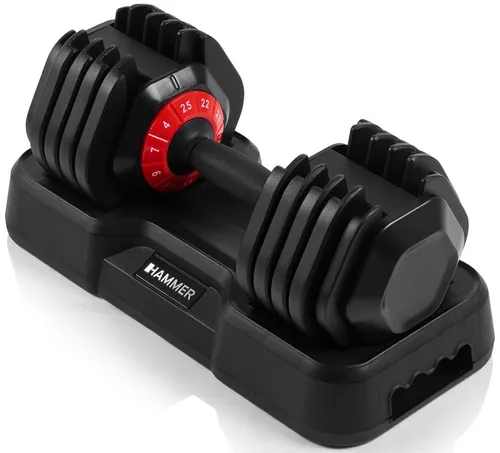 Hammer StrongLock 4.0 Hantel 25kg - Ideal für effektives Krafttraining - HANTEL & GEWICHTE - Die Hammer StrongLock 4.0 Hantel mit 25 kg bietet eine flexible Gewichtsabstufung für individuelles Training und ist aus robustem Stahl gefertigt.