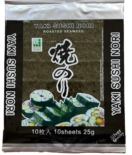 Nori Algenblätter geröstet 10x25g Sushi Nori Noriblätter 10 Blätter MHD 14/4/26