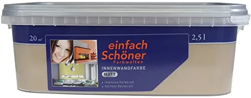 Wilckens Innenwandfarbe matt 2,5 l - Mocca Braun - Hochwertige Wandfarbe für den Innenbereich, ideal für verschiedene Untergründe. Mit intensiver Farbkraft und einfacher Verarbeitung sorgt sie für ein ansprechendes Raumklima.