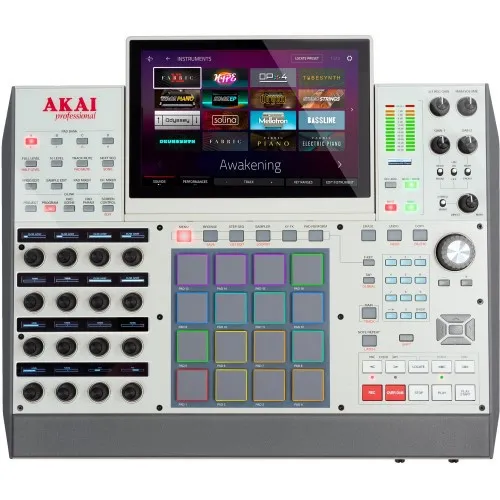 AKAI Professional MPC X SE - Standalone Sampling Workstation - Audio-Controller mit 128-Spur MIDI-Sequenzer, 10.1" Multi-Touch Display und 25 PlugIn-Synthesizern für kreative Musikproduktion ohne Computer.