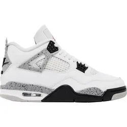 Nike Air Jordan 4 Retro "White Cement" - Weiß/Grau, Größe 47,5 - Der Nike Air Jordan 4 Retro "White Cement" kombiniert ikonisches Design mit modernem Tragekomfort. Ideal für Herren, die Style und Qualität schätzen. Ein Must-have für Sneaker-Fans und Sammler!