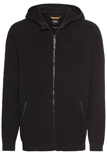 camel active Herren Strickjacke Dunkelblau XXL - Leichte Strickjacke mit Reißverschluss für optimalen Tragekomfort. Schnell trocknend und mit reflektierenden Details für mehr Sicherheit. Ideal für aktive Männer.