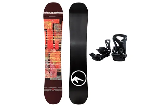 Trans Set Snowboard LTD Autumn Orange 139cm + Sonic Bindung M - Das Trans Set Snowboard LTD in lebhaftem Orange bietet vielseitigen Spaß auf der Piste. Die komfortable Sonic Softbindung sorgt für präzise Kontrolle und hohen Fahrkomfort, ideal für Einsteiger und Fortgeschrittene.