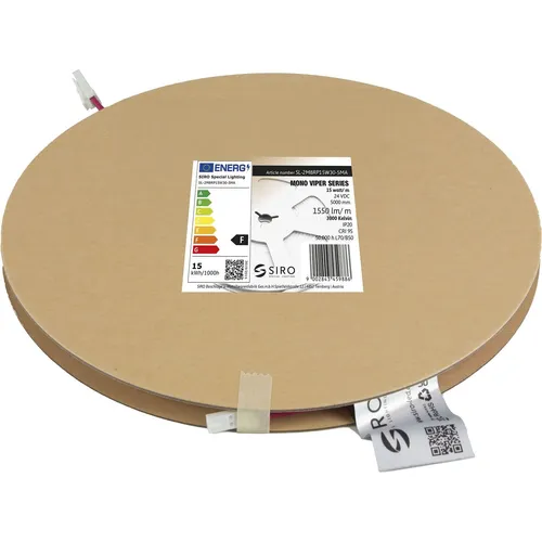 LED Streifen SL-VIPER 15W/m 3000K, LED Band 24 V/DC, Rolle 5m