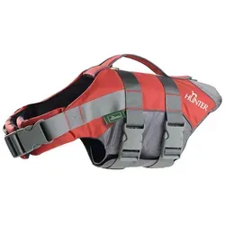 Hunter Swimming Vest Moss - Rote Schwimmweste für Hunde - Hunde-Ausrüstung mit sicherem und komfortablem Design; ideal für Schwimmen; Maße: Hals 56-62 cm, Bauch 88-119 cm; entdecke weitere Top-Angebote von Hunter!