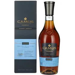 Camus VSOP Intensely Aromatic Cognac 40% Vol. 0,7l - Weinbrände – Ein meisterhaft komponierter Cognac mit intensiven Aromen, perfekt für Genießer und besondere Anlässe, in eleganter Geschenkbox.