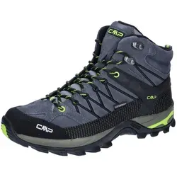CMP Herren Trekkingstiefel Rigel Mid Shoes - Wanderschuhe mit wasserfester Konstruktion und CMP FullOn GRIP Sohle für optimalen Halt auf nassen und trockenen Böden. Maximale Stabilität und Komfort durch spezielle Knöchelstütze.