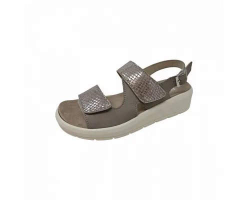 Reflexan Samy Sandale Beige - Elegante Damen Sandale in Beige von Reflexan, ideal für den Sommer. Bequem und stilvoll für jeden Anlass.