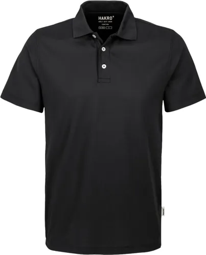 HAKRO Poloshirt Coolmax 806, schwarz, XS - Herren Poloshirt mit Coolmax® Technologie für optimale Temperaturregulierung, atmungsaktiv und schnelltrocknend. Ideal für aktive Einsätze und höchsten Tragekomfort.