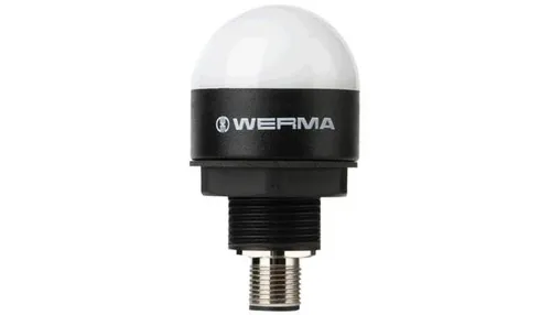 Werma LED-Einbauleuchte MC35 UL mit M12-Stecker - Leuchtmelder: Kompakte RGB LED-Einbauleuchte mit 10-30V, ideal für vielseitige Anwendungen und mit Dauerlicht für optimale Sichtbarkeit.