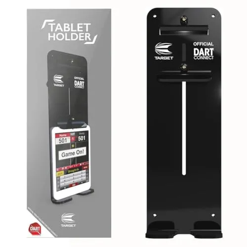 Target Darts Tablet Halterung | Halterung für Darts, Dartboard Zubehör, Handy-Halterungen für Dartscheiben, Inklusive Schrauben und Rückseite der Halterung | Geräte bis zu 14 Zoll