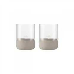 blomus Windlicht CALMA extra small 7 cm in Fungi - Elegantes Windlicht aus Edelstahl mit Titanbeschichtung, ideal für stimmungsvolle Abende im Freien oder Innenräumen.
