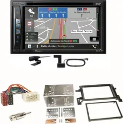 Pioneer AVIC-Z730DAB Bluetooth Navigationseinbauset für Suzuki Grand Vitara JT - Vollständiges Einbauset mit Pioneer AVIC-Z730DAB, DAB-Antenne und ISO-Adapter. Perfekte Integration für Suzuki Grand Vitara JT (2005-2015). Genießen Sie kabelloses Apple CarPlay und digitales Radio in hervorragender Qualität.