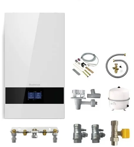 Buderus Logaplus W22S GB172i.2 Gasbrennwert Therme 15-25 kW - Boiler mit hoher Effizienz, wahlweise in 15, 20 oder 25 kW, ideal für umweltbewusste Heizlösungen.