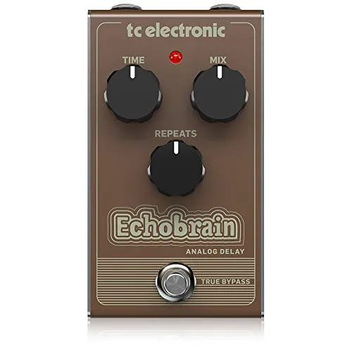 TC Electronic ECHOBRAIN ANALOG DELAY Verzögerungspedal im Vintage-Stil mit vollständig analoger Bucket-Brigade-Schaltung