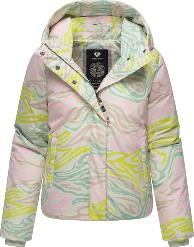 Ragwear Winterjacke Amarrena – Wasserdichte Damen Steppjacke in Grün XXL (44) - Modische Steppjacke für Damen mit wasserdichten und winddichten Eigenschaften. Ideal für kalte Tage, mit hochschließendem Kragen und praktischen Reißverschlusstaschen.