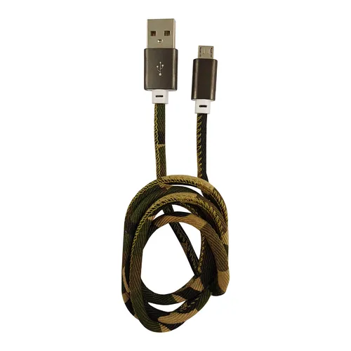 LC-Power LC-C-USB-MICRO-1M-4 USB A zu Micro-USB Kabel, Disco-Glitzer, 1m