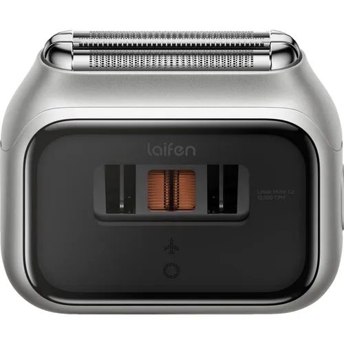 LAIFEN P3 Pro Rasierer - Original Aluminium mit 3-Klingensystem - Elektrorasierer mit 2 Folienrasierern und 1 Trimmer für eine gründliche und sanfte Rasur, ideal für perfekte Ergebnisse.