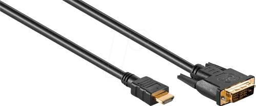 GOOBAY 51580 - HDMI/DVI Kabel, 2,0 m