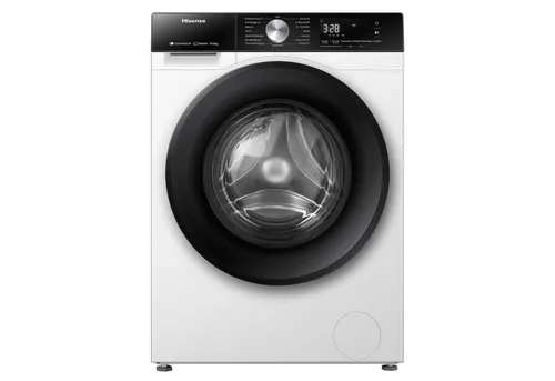 Hisense WF3S1043BW3 Waschmaschine mit Dampffunktion - Waschmaschine mit 10.5 kg, 19 Programmen und WIFI-Funktion, ideal für gründliche Reinigung dank Power JetWash und Auto Wash für maximale Effizienz.