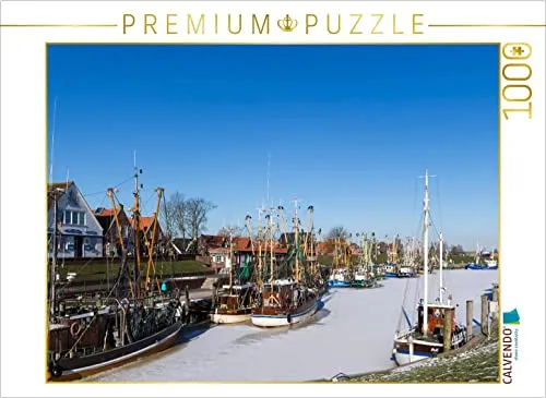 CALVENDO Puzzle Greetsiel 1000 Teile - Klassisches Puzzle mit hochwertiger Passform und präziser Stanzung, ideal für entspannende Stunden und zur Förderung von Konzentration und Gedächtnis.
