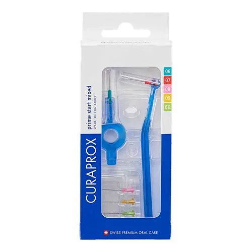 Curaprox Interdental Set Cps mixed 1x 06 - 011 5 Bürstchen+ 2 St Halter Zahnbürste Inhalt: 1 P