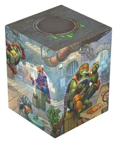 Ultimate Guard RTE Boulder 100+ Magic: The Gathering | Teenage Mutant Ninja Turtles - Deckbox für bis zu 100 Karten, robust und ideal für den sicheren Transport Ihrer Lieblingskarten.