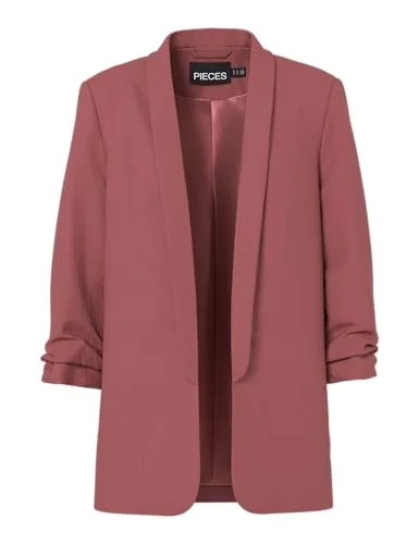 PIECES Damen Pcboss Noos 3/4 Blazer in Apple Butter, XXL - Eleganter 3/4-Ärmel Blazer für Damen, perfekte Kombination aus Komfort und Stil, ideal für jede Gelegenheit.