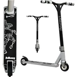 JD Bug 118 Pro Dark Knight - Silber - Hochwertiger Outdoor-Roller für Unisex, ideal für Freizeit und Sport. Robuste Bauweise und modernes Design sorgen für ein unvergessliches Fahrerlebnis.