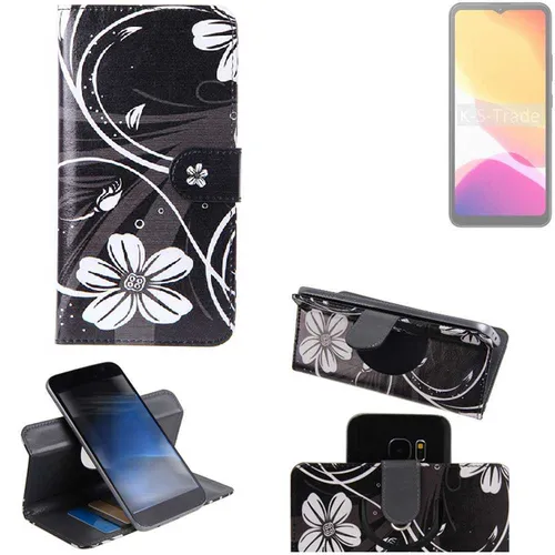 Für Cubot Note 21 360° Schutz Hülle Wallet Case Design Blumen