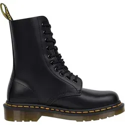 Dr. Martens 1490z Smooth Black Hausschuh - Wanderschuhe mit 10-Loch Schnürung, abriebfester Air Cushion Sohle und hochwertigem Smooth Leder für optimalen Komfort und Stil.