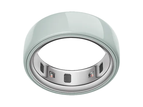 OURA Ring 4 Ceramic Größe 12 - Tide Smart - Smart Ring mit präziser Gesundheitsüberwachung und stilvollem Keramikdesign, ideal für Fitness-Enthusiasten und Modebewusste.