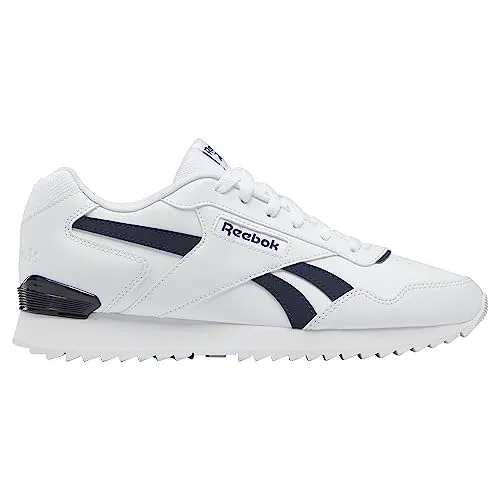 Reebok Unisex Glide Ripple Clip Sneaker - Bequeme Synthetik-Schuhe in Weiß, 42.5 EU - Herren-Sneaker mit flacher Absatzform und mittlerer Weite, ideal für den täglichen Komfort und sportliche Aktivitäten.